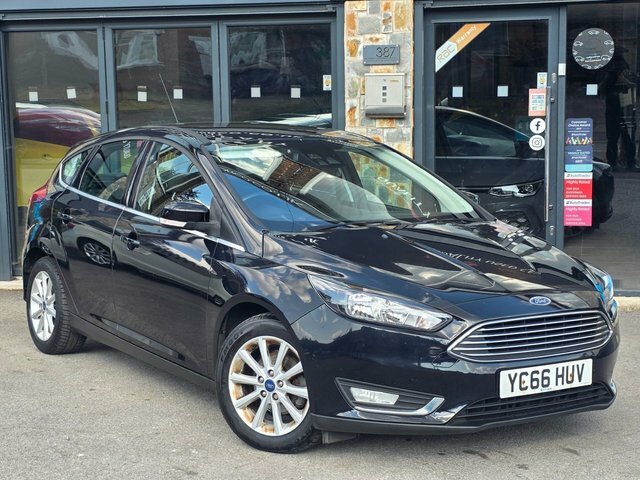 Ford Focus 2016 1.5 Tdci Titanium Hatchback YC66HUV Black #2