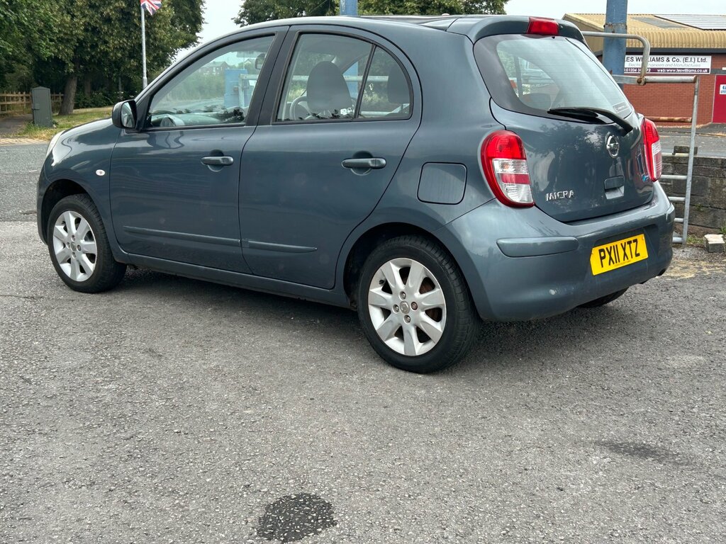 Nissan Micra 1.2 12V Acenta Hatchback Euro 5 Silver #3