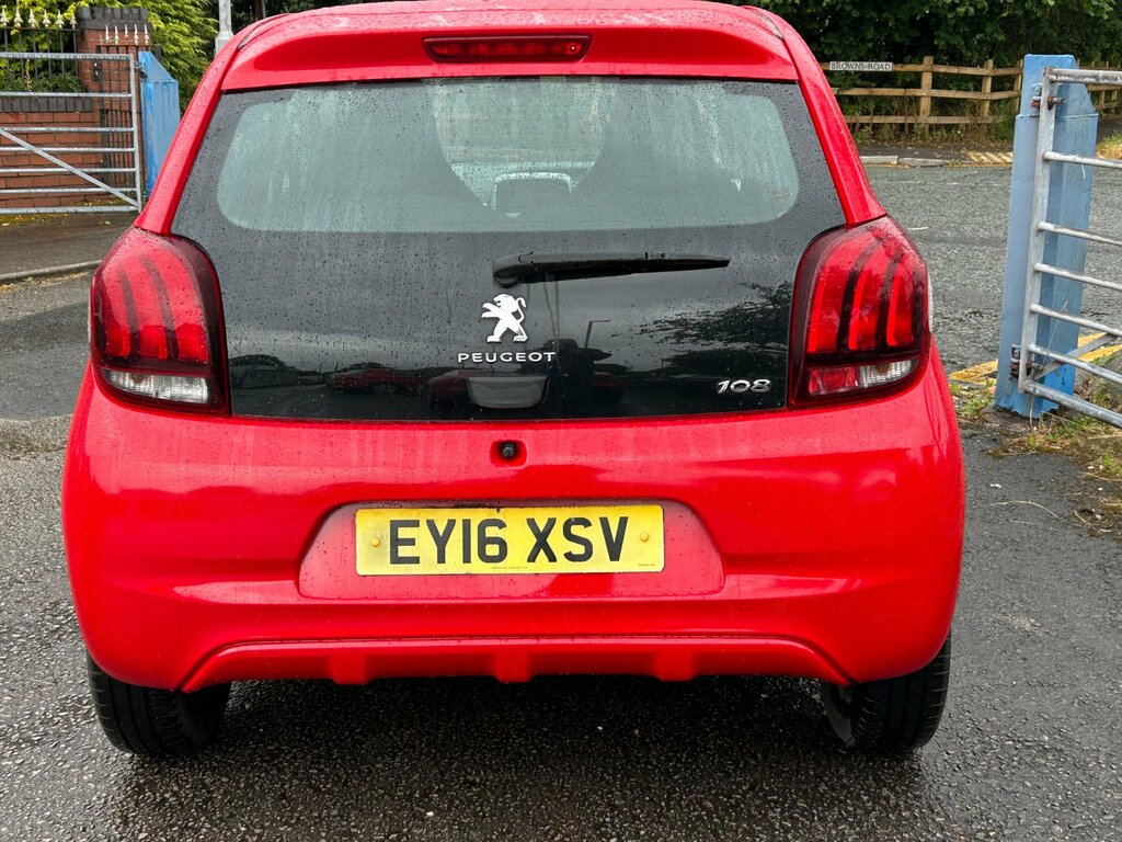 Peugeot 108 108 Active Red #8