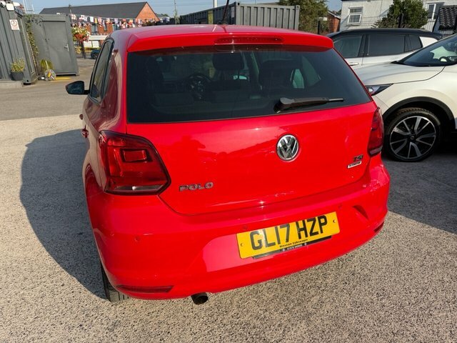 Volkswagen Polo 2017 1.2 Tsi Bluemotion Tech Match Edition Hatchba GL17HZP Red #3