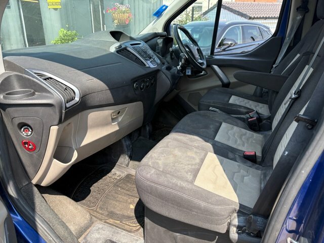 Ford Transit Custom 2014 2.2 Tdci 290 Limited Panel Van Man MV14KCC Blue #4