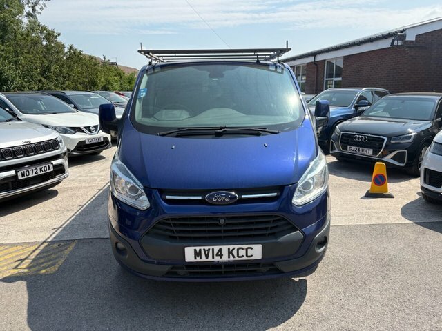 Ford Transit Custom 2014 2.2 Tdci 290 Limited Panel Van Man MV14KCC Blue #2