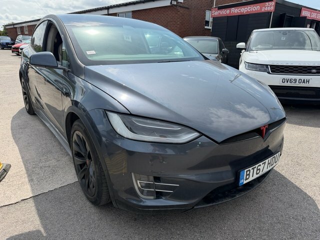 Tesla Model X 2017 90D Dual Motor Suv 4Wde Silver #2