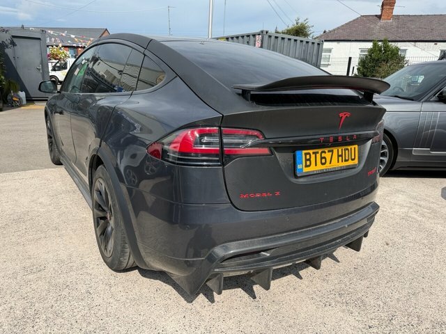 Tesla Model X 2017 90D Dual Motor Suv 4Wde Silver #4