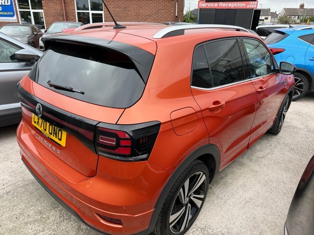 Volkswagen T-Cross 2020 1.0 Tsi R-line Suv Dsg Euro 6 Ss Orange #6