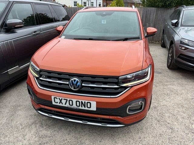 Volkswagen T-Cross 2020 1.0 Tsi R-line Suv Dsg Euro 6 Ss Orange #3