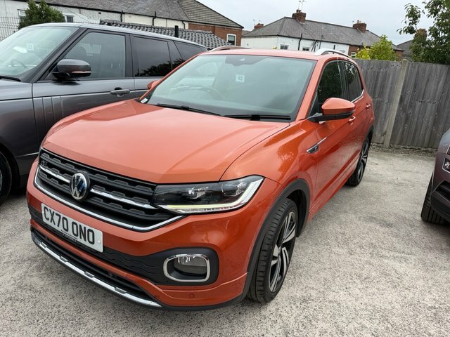 Volkswagen T-Cross 2020 1.0 Tsi R-line Suv Dsg Euro 6 Ss Orange