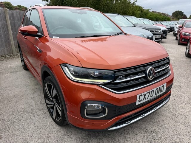 Volkswagen T-Cross 2020 1.0 Tsi R-line Suv Dsg Euro 6 Ss Orange #2