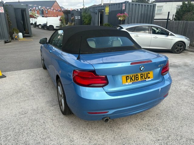 BMW 2 Series 2018 2.0 218D Se Convertible Euro Blue #4