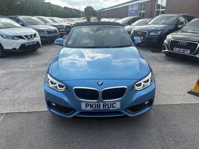 BMW 2 Series 2018 2.0 218D Se Convertible Euro Blue