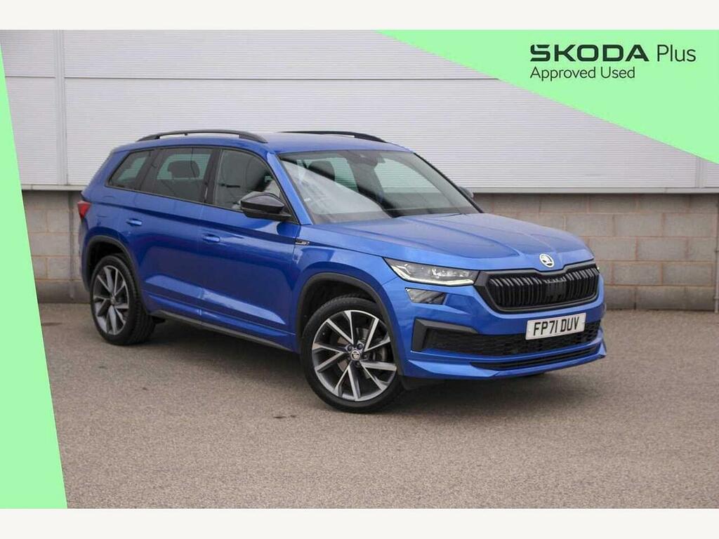 Skoda Kodiaq 2022 1.5 Tsi Sport Line Dsg 7 Seat Blue