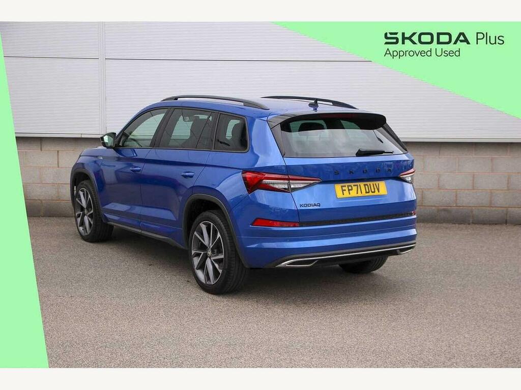Skoda Kodiaq 2022 1.5 Tsi Sport Line Dsg 7 Seat FP71DUV Blue #3