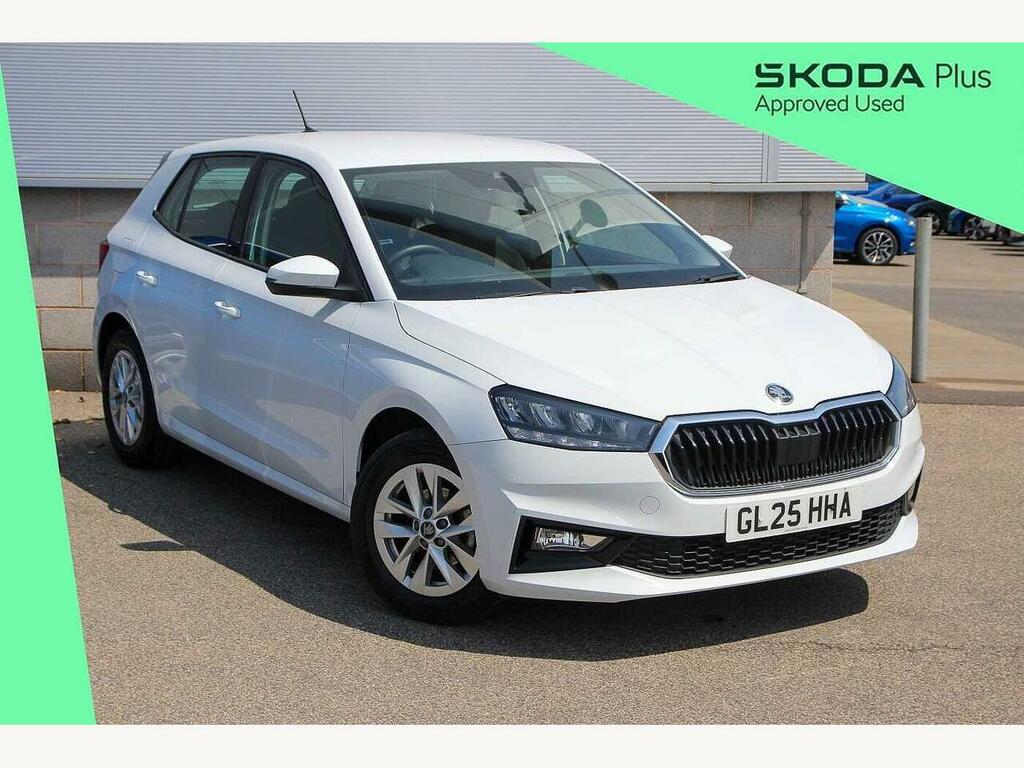 Skoda Fabia 2025 1.0 Tsi Se Edition White