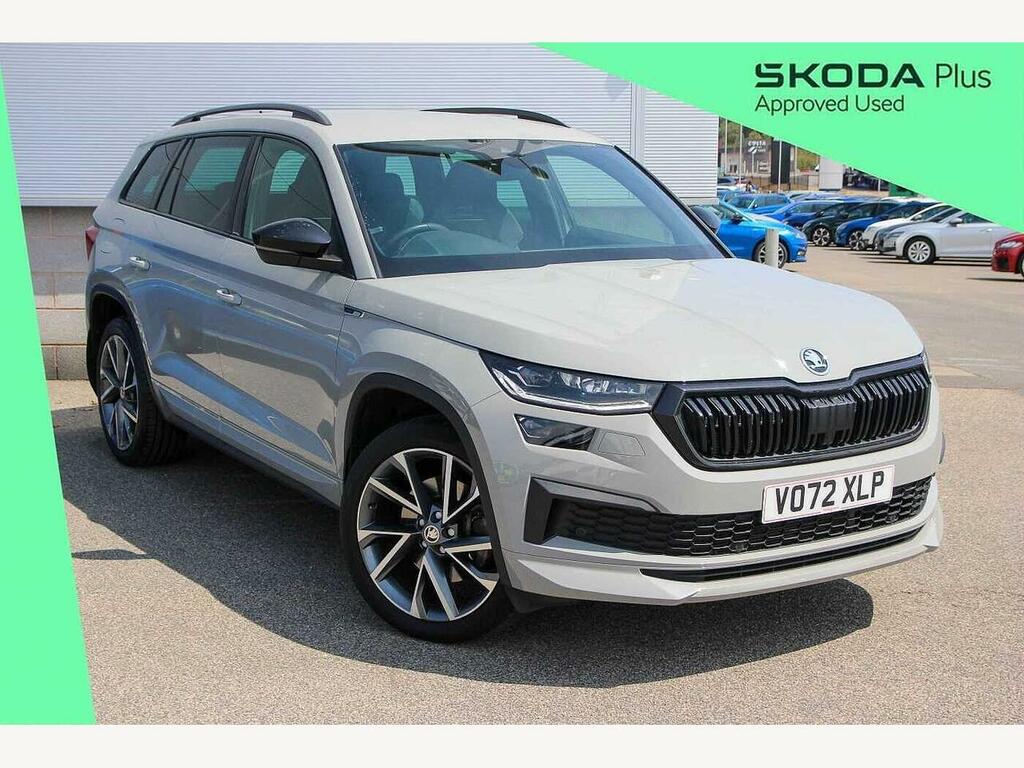 Skoda Kodiaq 2022 2.0 Tdi 200 Sport Line 4X4 Dsg 7 Seat Grey