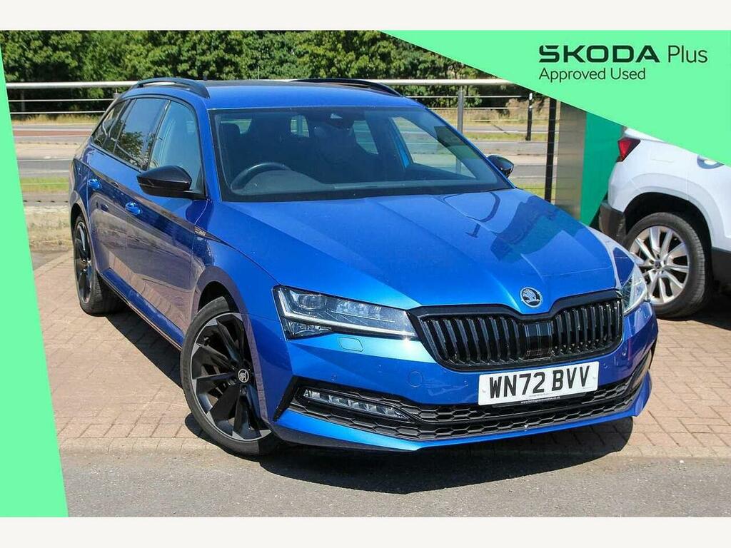 Skoda Superb 2022 2.0 Tsi 190 Sport Line Plus Dsg Blue