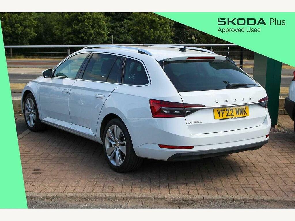Skoda Superb 2022 2.0 Tdi Cr Se L Dsg YF22WMK White #3