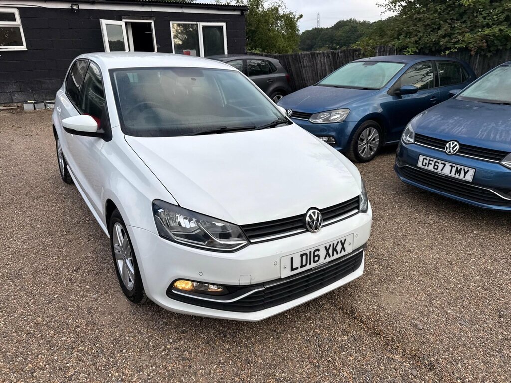 Volkswagen Polo 1.2 Tsi Bluemotion Tech Match Euro 6 Ss White #6