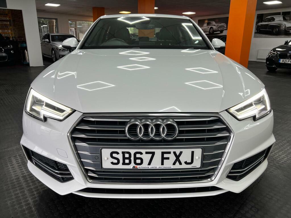 Audi A4 2.0 Tdi Ultra S Line S Tronic Euro 6 S S SB67FXJ White #6