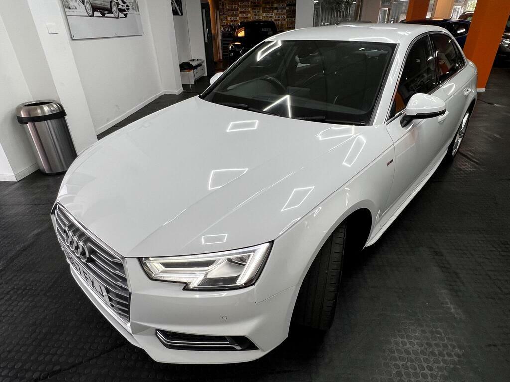 Audi A4 2.0 Tdi Ultra S Line S Tronic Euro 6 S S SB67FXJ White #4
