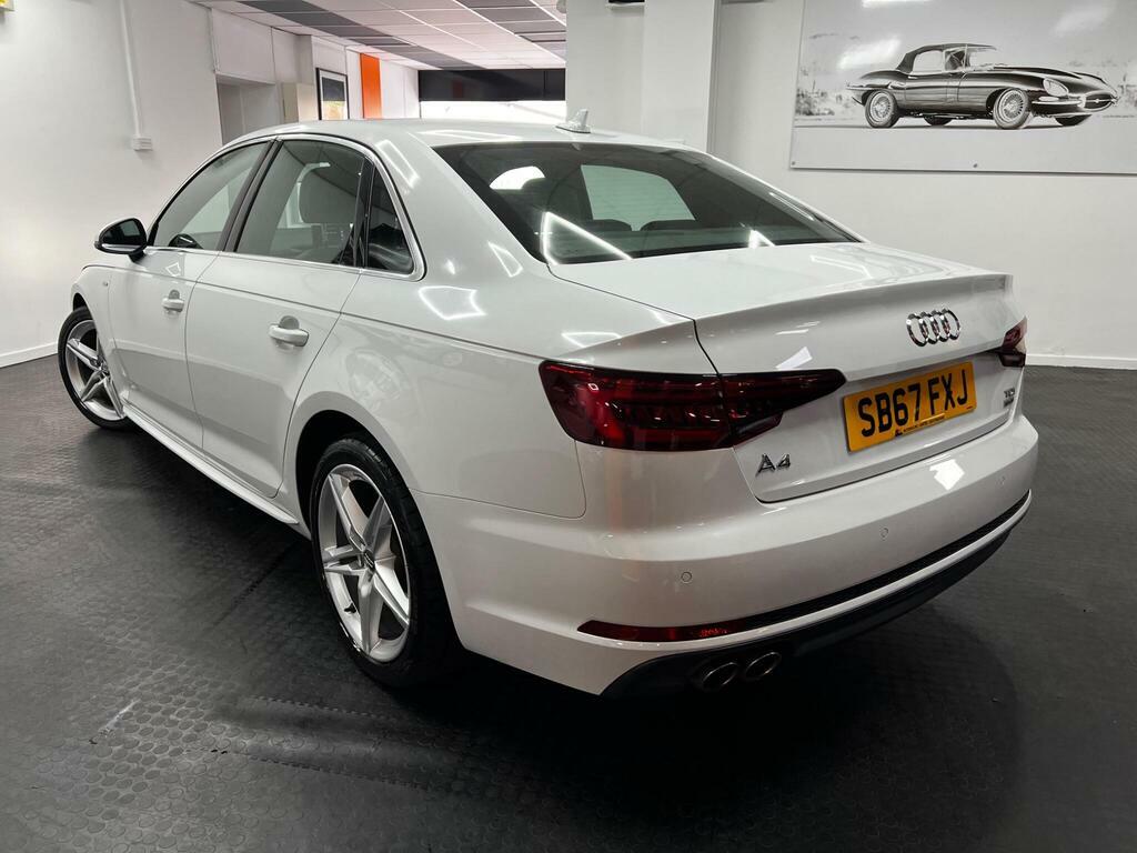 Audi A4 2.0 Tdi Ultra S Line S Tronic Euro 6 S S SB67FXJ White #5