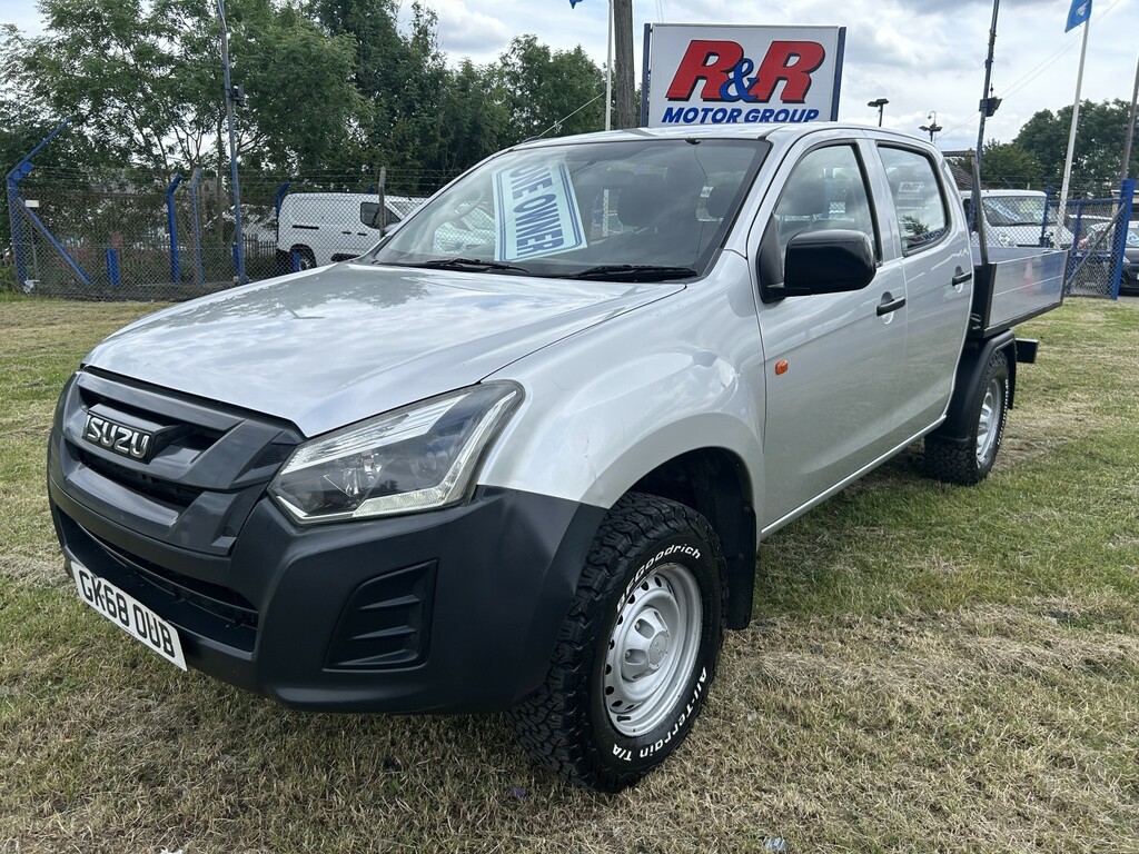 Isuzu D-Max Tipper 1.9 Td Utility Double Cab Tipper 2018 Silver #3