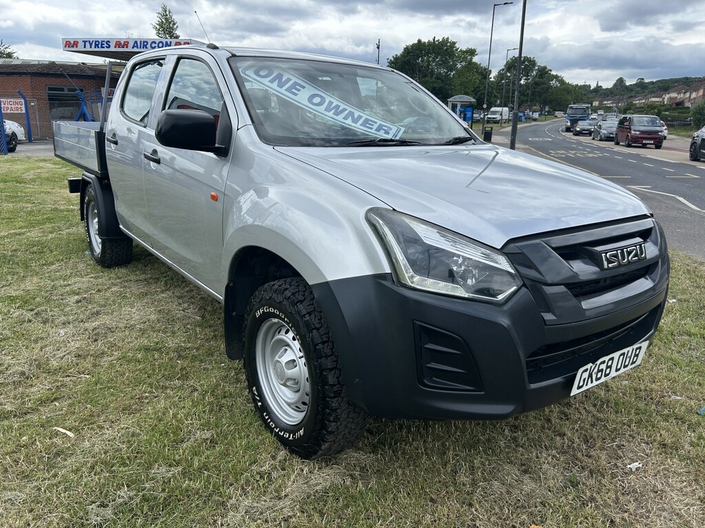 Isuzu D-Max Tipper 1.9 Td Utility Double Cab Tipper 2018 Silver #2