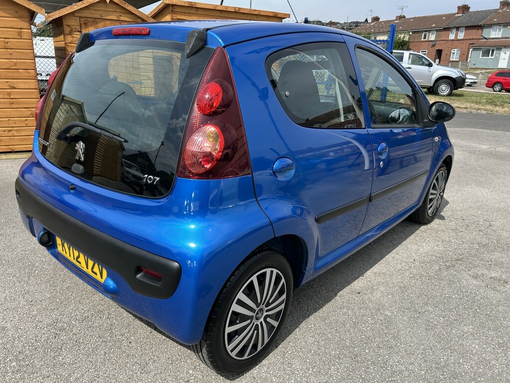 Peugeot 107 Hatchback 1.0 12V Active 2012 KY12VZV Blue #4