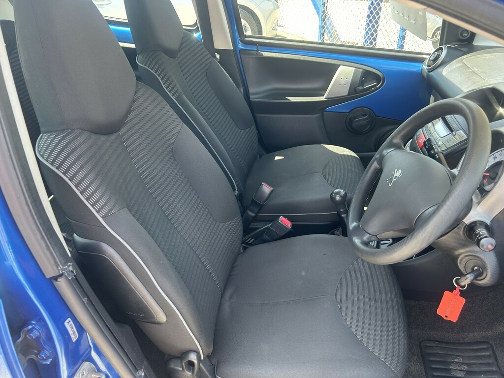 Peugeot 107 Hatchback 1.0 12V Active 2012 KY12VZV Blue #5