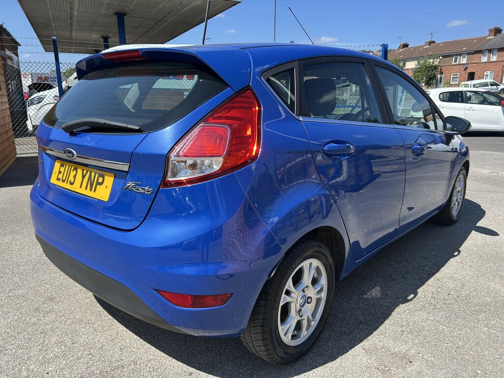 Ford Fiesta 1.6 Tdci Econetic Zetec EU13YNP Blue #4