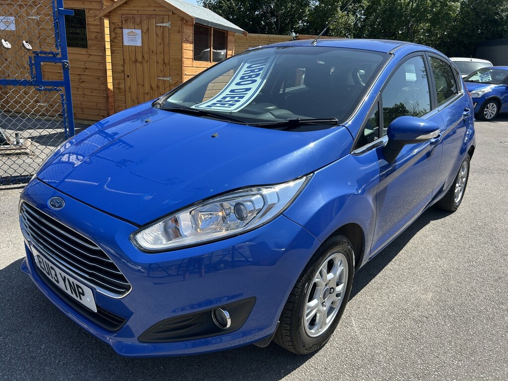 Ford Fiesta 1.6 Tdci Econetic Zetec EU13YNP Blue #2