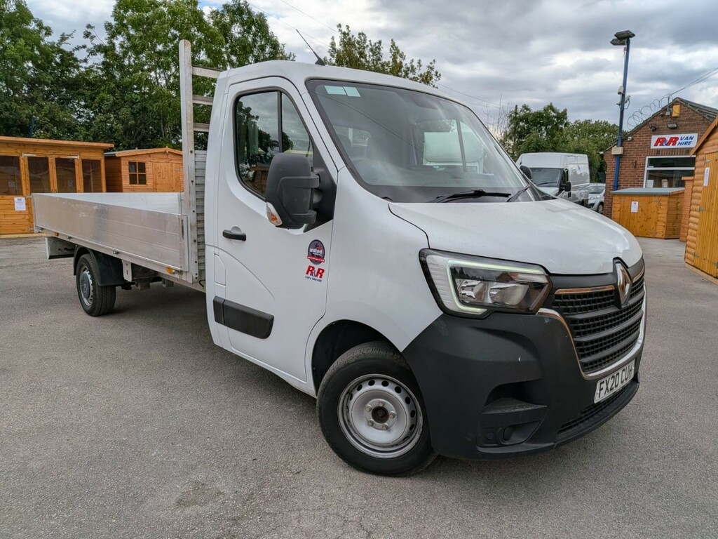 Renault Master 2.3 Chassis Cab Fwd Ll35 Dci 135 Business Dropside White