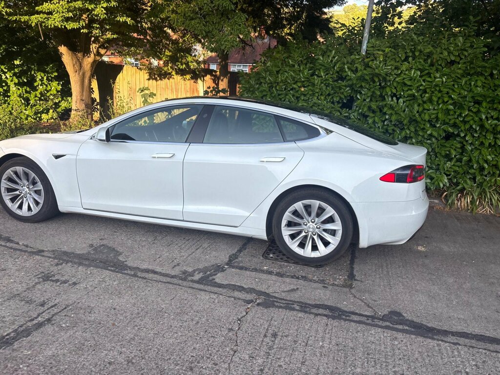 Tesla Model S 75D Dual Motor 4Wd White #3