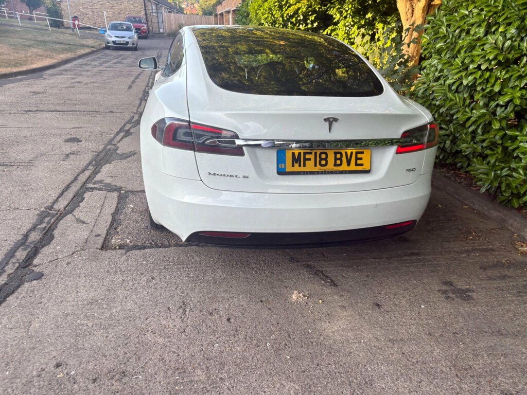 Tesla Model S 75D Dual Motor 4Wd White #5