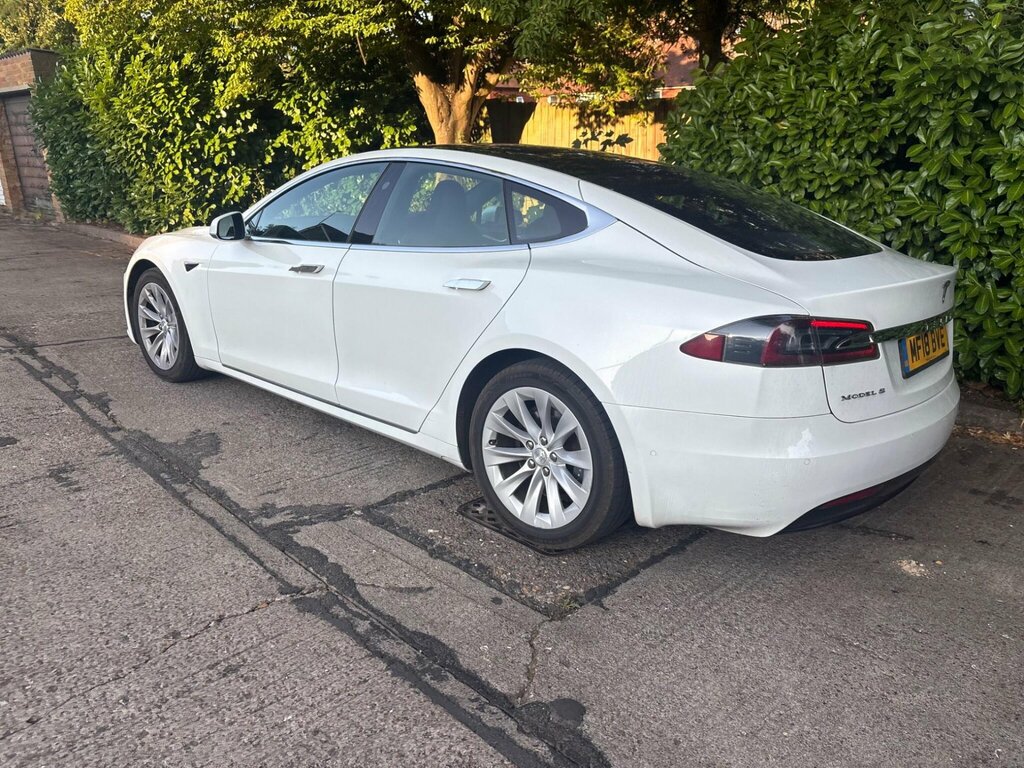 Tesla Model S 75D Dual Motor 4Wd White #4