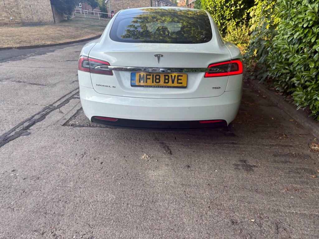 Tesla Model S 75D Dual Motor 4Wd White #6