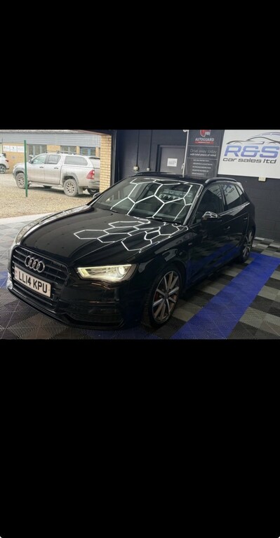 Audi A3 1.8 Tfsi S Line 2014 LL14KPU Black #2