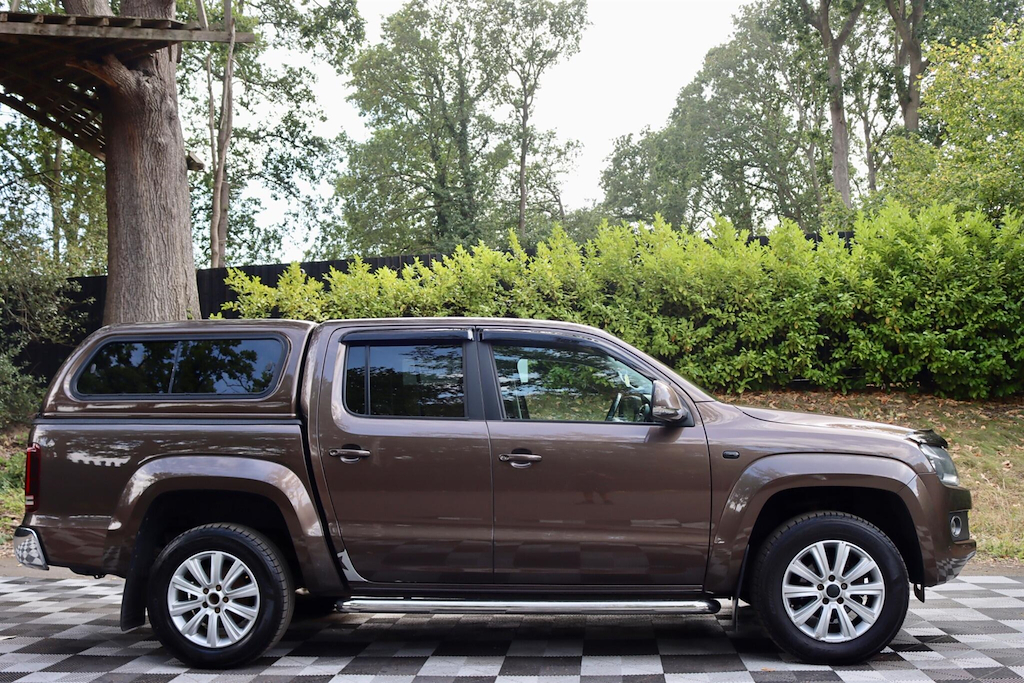 Volkswagen Amarok 2.0 Bitdi Bluemotion Tech Highline Pickup Double C Brown #2