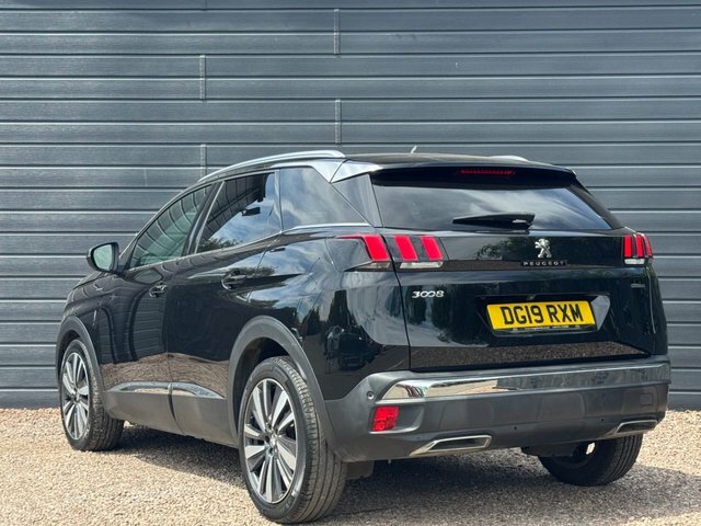 Peugeot 3008 2019 1.5 Bluehdi Gt Line Premium Suv DG19RXM Black #2