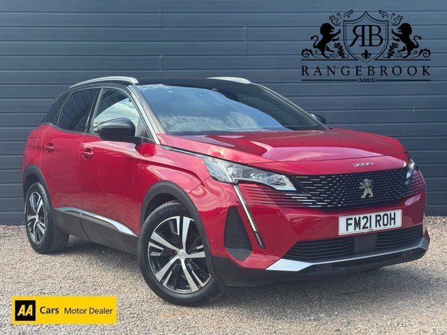 Peugeot 3008 2021 1.5 Bluehdi Gt Suv Euro 6 Red