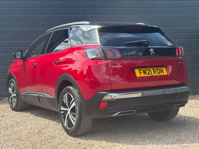Peugeot 3008 2021 1.5 Bluehdi Gt Suv Euro 6 FM21ROH Red #2