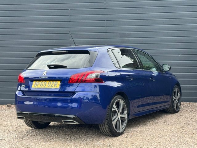 Peugeot 308 2019 1.2 Puretech Gpf Gt Line Hatchback BF69OZR Blue #5