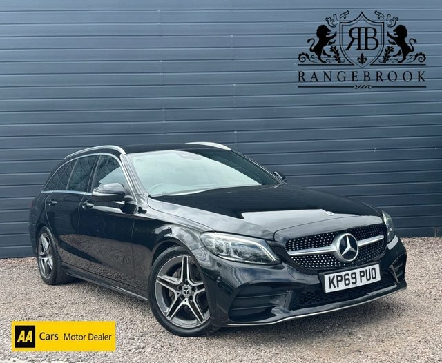 Mercedes-Benz C Class 2019 2.0 C220d Amg Line Premium Estate Black