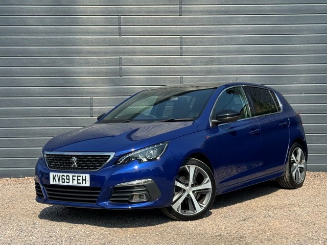 Peugeot 308 2019 1.2 Puretech Gpf Gt Line Hatchback KV69FEH Blue #4