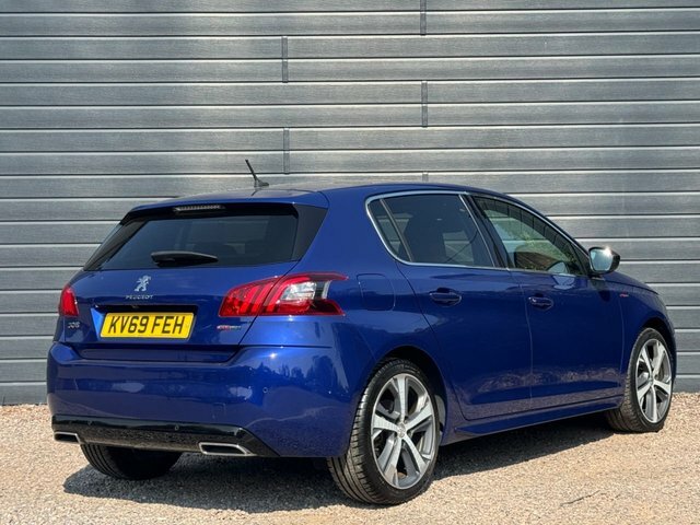 Peugeot 308 2019 1.2 Puretech Gpf Gt Line Hatchback KV69FEH Blue #5