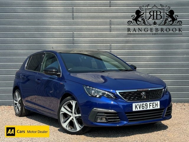 Peugeot 308 2019 1.2 Puretech Gpf Gt Line Hatchback Blue