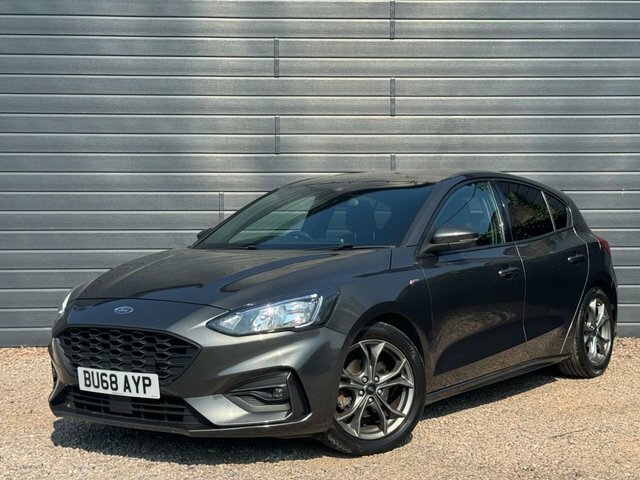 Ford Focus 2019 1.0T Ecoboost St-line Hatchback BU68AYP Grey #4