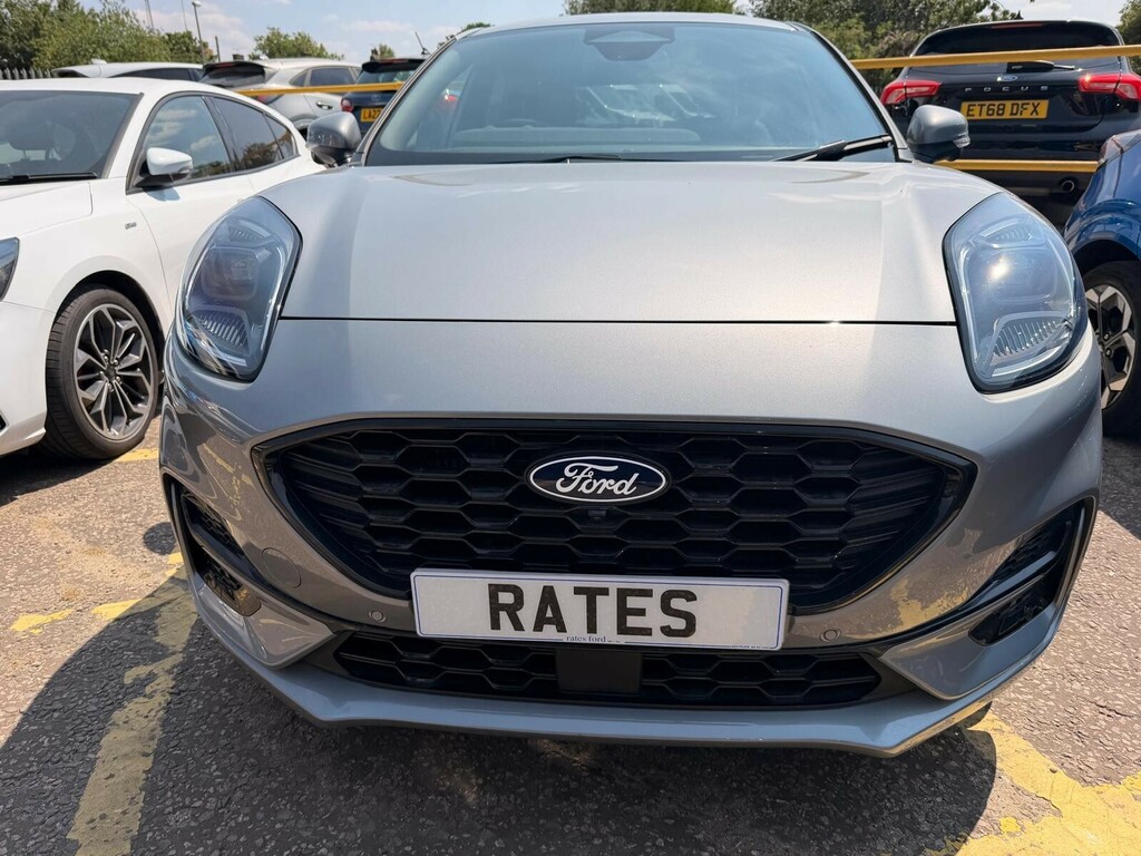 Ford Puma Puma Hatchback 1.0 Ecoboost Hybrid Mhev 155 St-lin EA74YRR Silver #2
