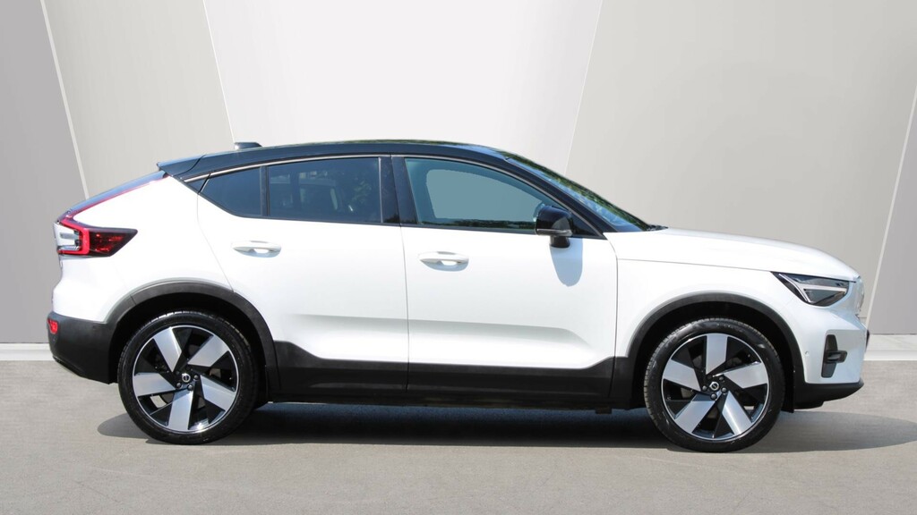 Volvo C40 Twin Motor Pro Sunroof, Harmankardon Sound, 360 KS71AOW White #3
