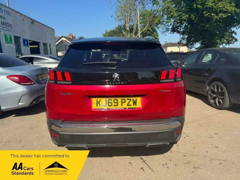 Peugeot 3008 1.6 13.2Kwh Gt E-eat KJ69PZW Red #4