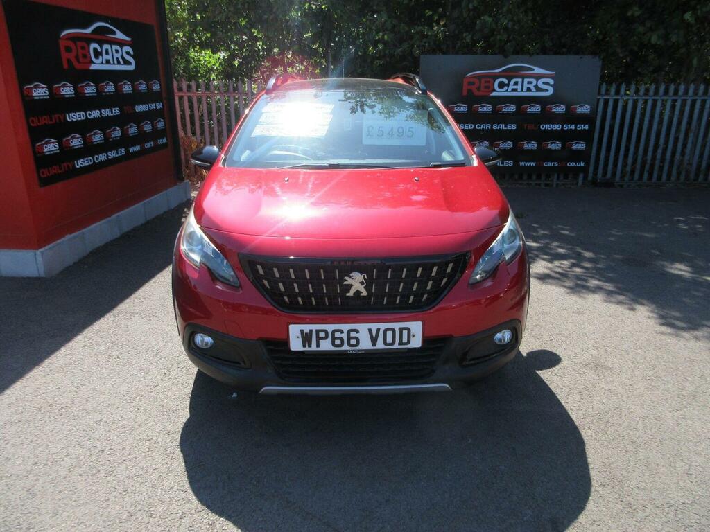 Peugeot 2008 1.2 Puretech Gt Line Euro 6 Ss WP66VOD Red #2